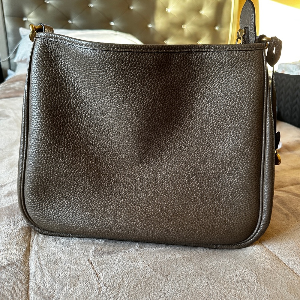 COACH Cary Shoulder Bag Dark Stone